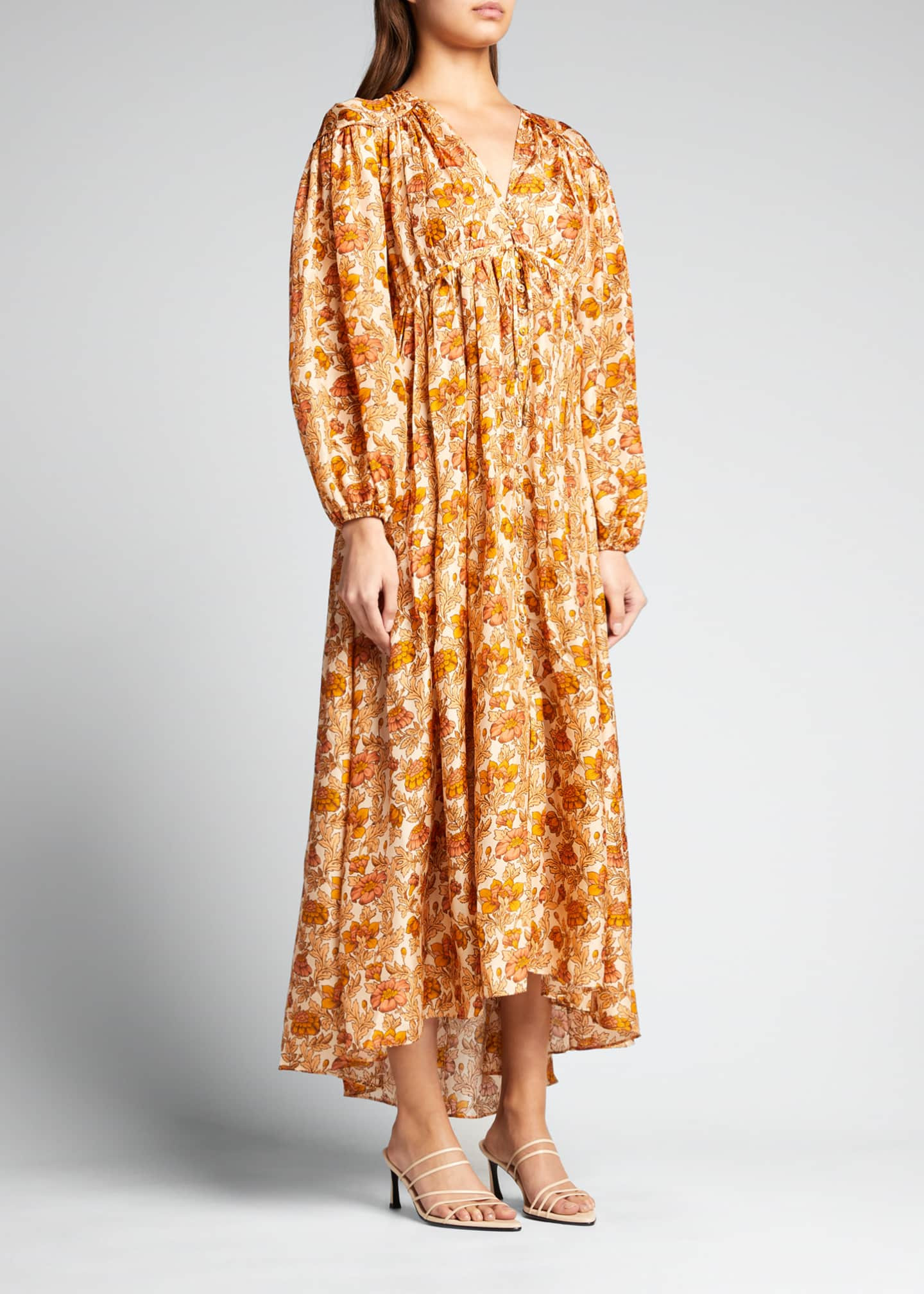Andie Floral Silk Maxi Dress | Bergdorf Goodman
