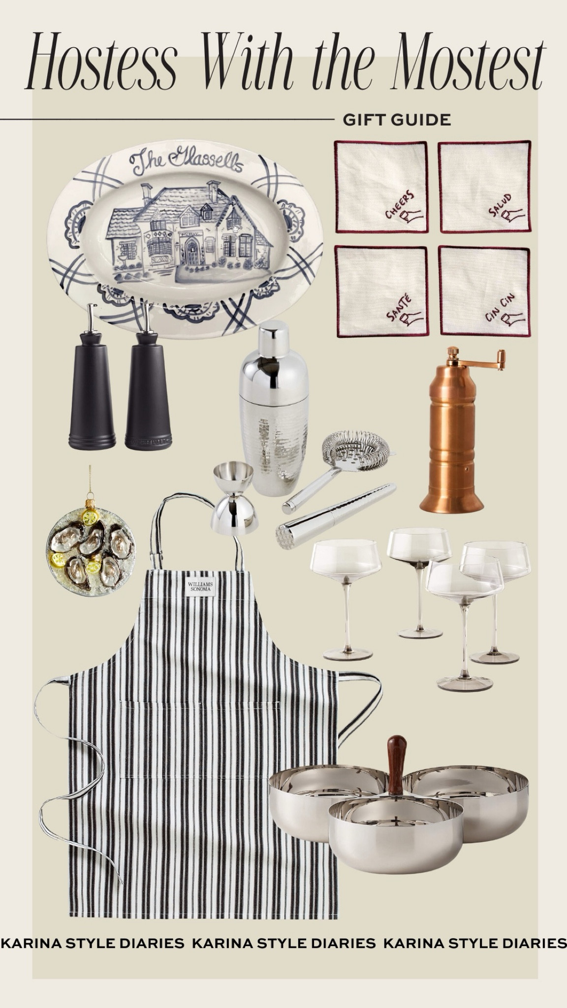 The season of dinner parties and family get-togethers is officially here! Show the hostess some appreciation by bringing along a thoughtful gift. These picks would also make a lovely present for the entertainer, cook, or cocktail fan in your life. I’m totally swooning over the copper pepper grinder and the silver serving bowl trio! 

#LTKHoliday #LTKSeasonal #LTKGiftGuide