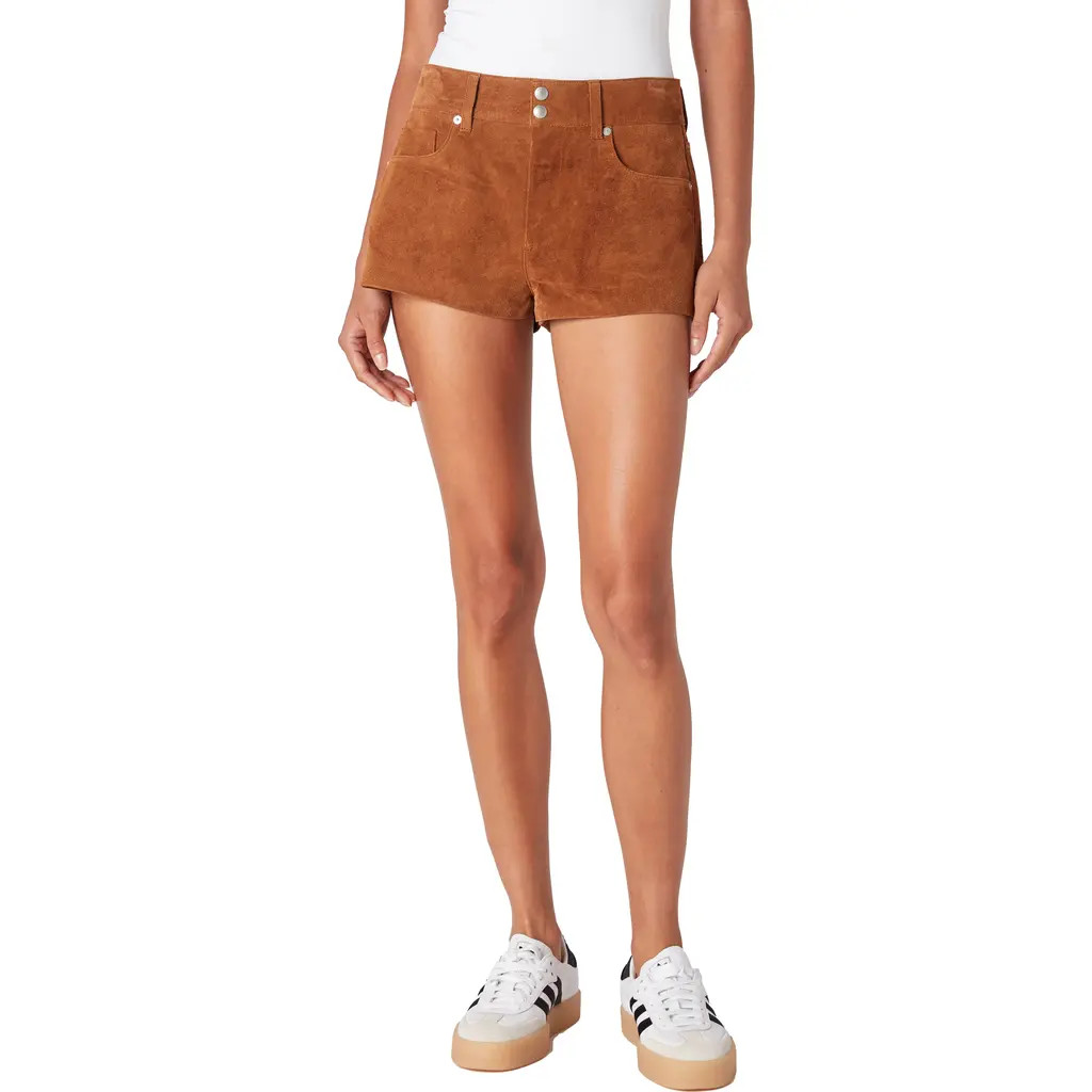 BLANKNYC Hot Suede Shorts in Fortune Cookie at Nordstrom, Size 29 | Nordstrom