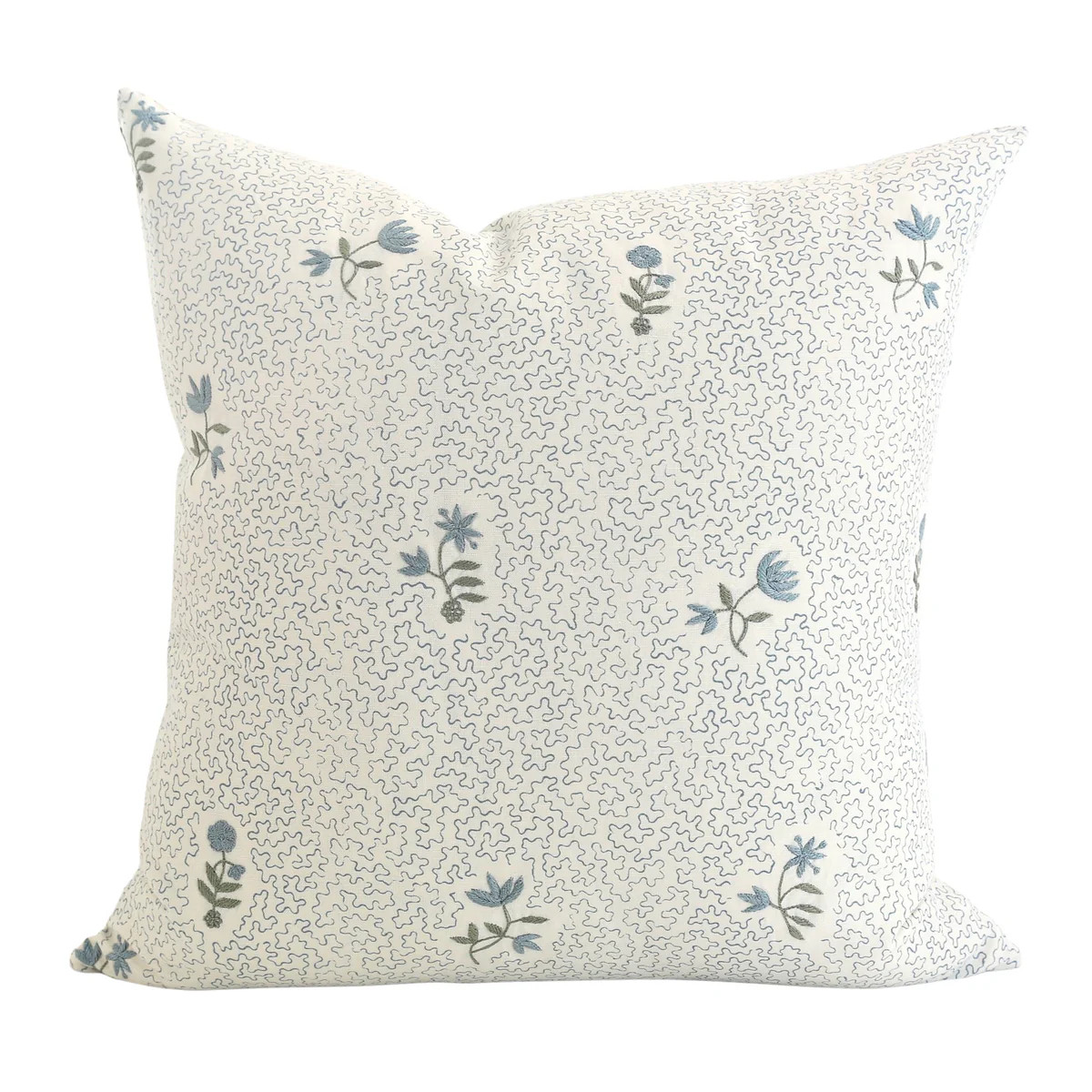 Wildflowers on Printed Squiggles | Stuck on Hue