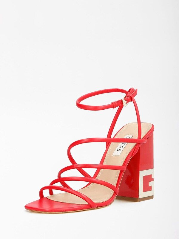 GUESS Sandalette in blutrot | ABOUT YOU (DE)