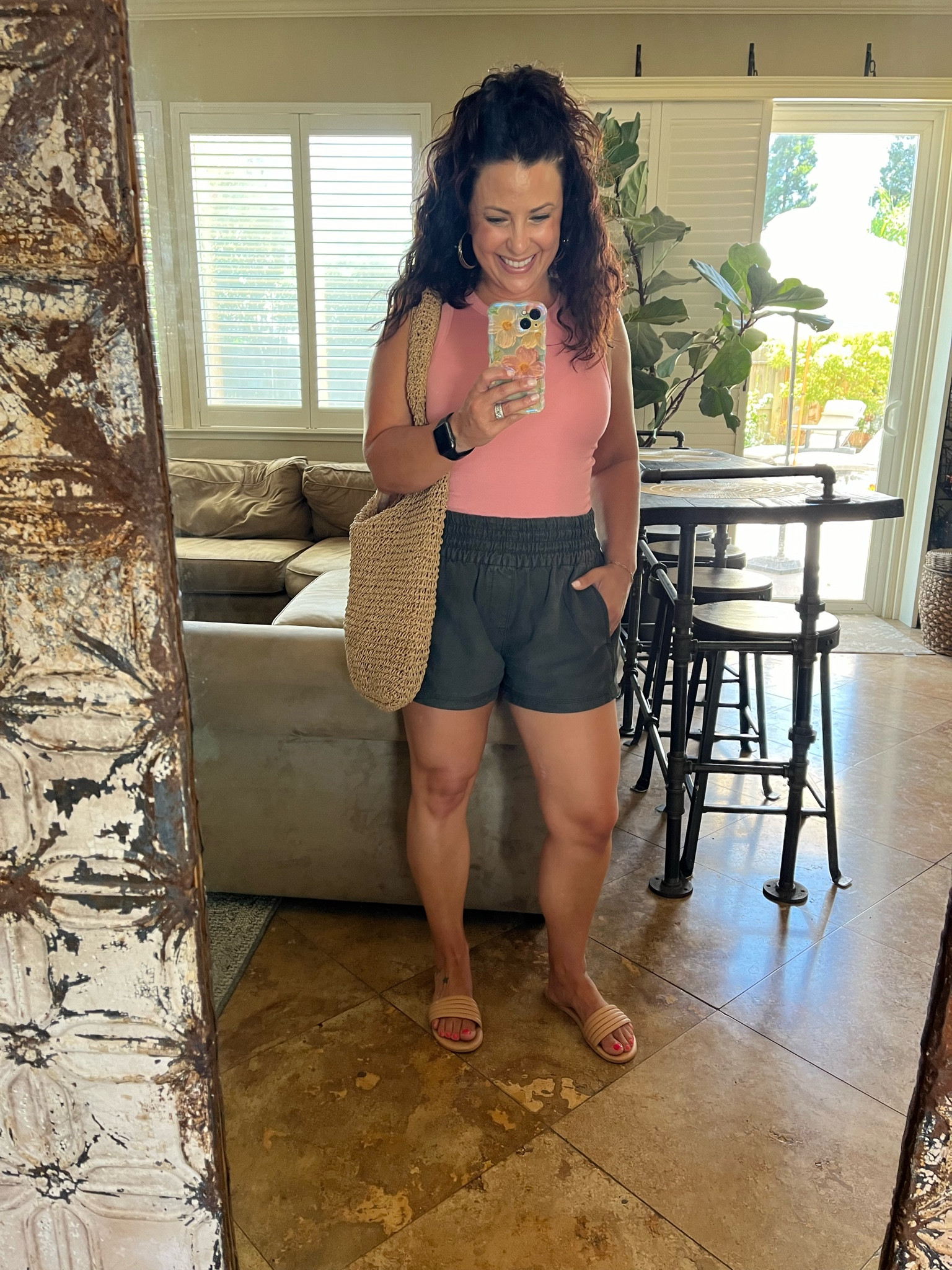 Ready for the heatwave in my go to summer staples. My high neck tank top is on sale, under $7. I snagged 4 at this price. I’m wearing a medium for reference. My high waisted pull on shorts are so cozy and on sale for under $27. I have them in 2 colors and might get a third pair. I’m wearing a small in the shorts. 

Summer outfit
Mom style
Petite stylee

#LTKSummerSales #LTKSaleAlert #LTKOver40