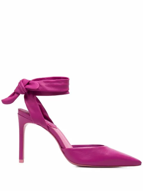 pointed suede pumps | Farfetch (US)