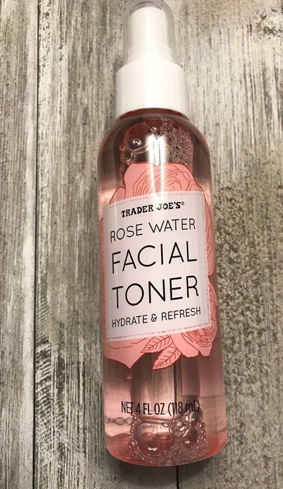 Rose Water Facial Toner Hydrate and Refresh by Trader Joe's (1 Bottle) | Amazon (US)