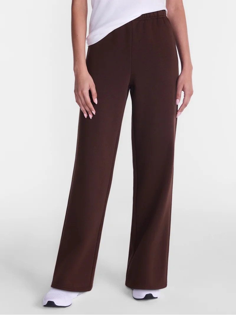 Athletic Works Women's and Women's Plus Fleece Pants with Pockets, 30" Inseam, Sizes XS-4X | Walmart (US)