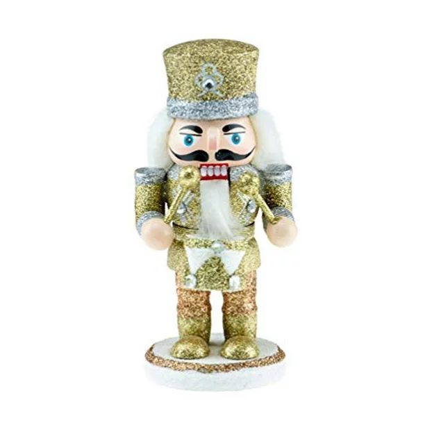 Clever Creations Wooden Chubby 6 Inch Nutcracker, Traditional Christmas Décor Perfect for Shelve... | Walmart (US)
