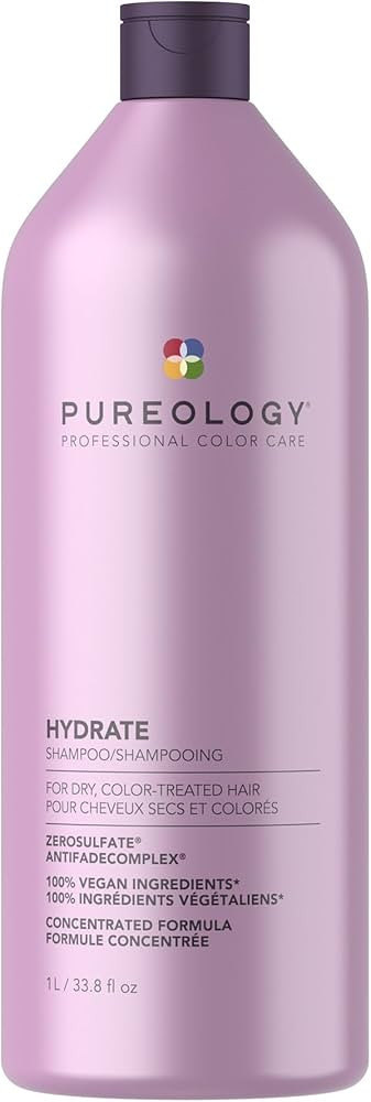 Pureology Hydrate Shampoo - For Dry or Color Treated Hair, Moisturizing Shampoo For Hydration & S... | Amazon (US)