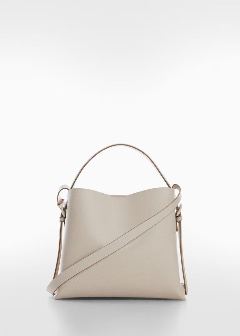 Shopper bag with buckle -  Women | Mango USA | MANGO (US)