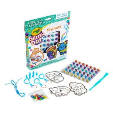 Crayola Glitter Dots DIY Keychains Craft Kit Ages 5+ | Walmart (US)