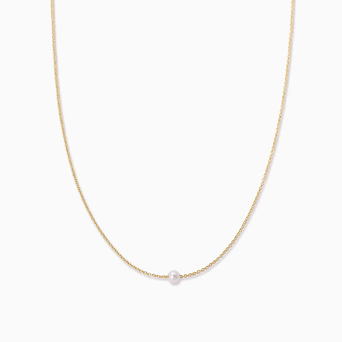 Timeless Pearl and Chain Necklace in Gold | Uncommon James | Uncommon James