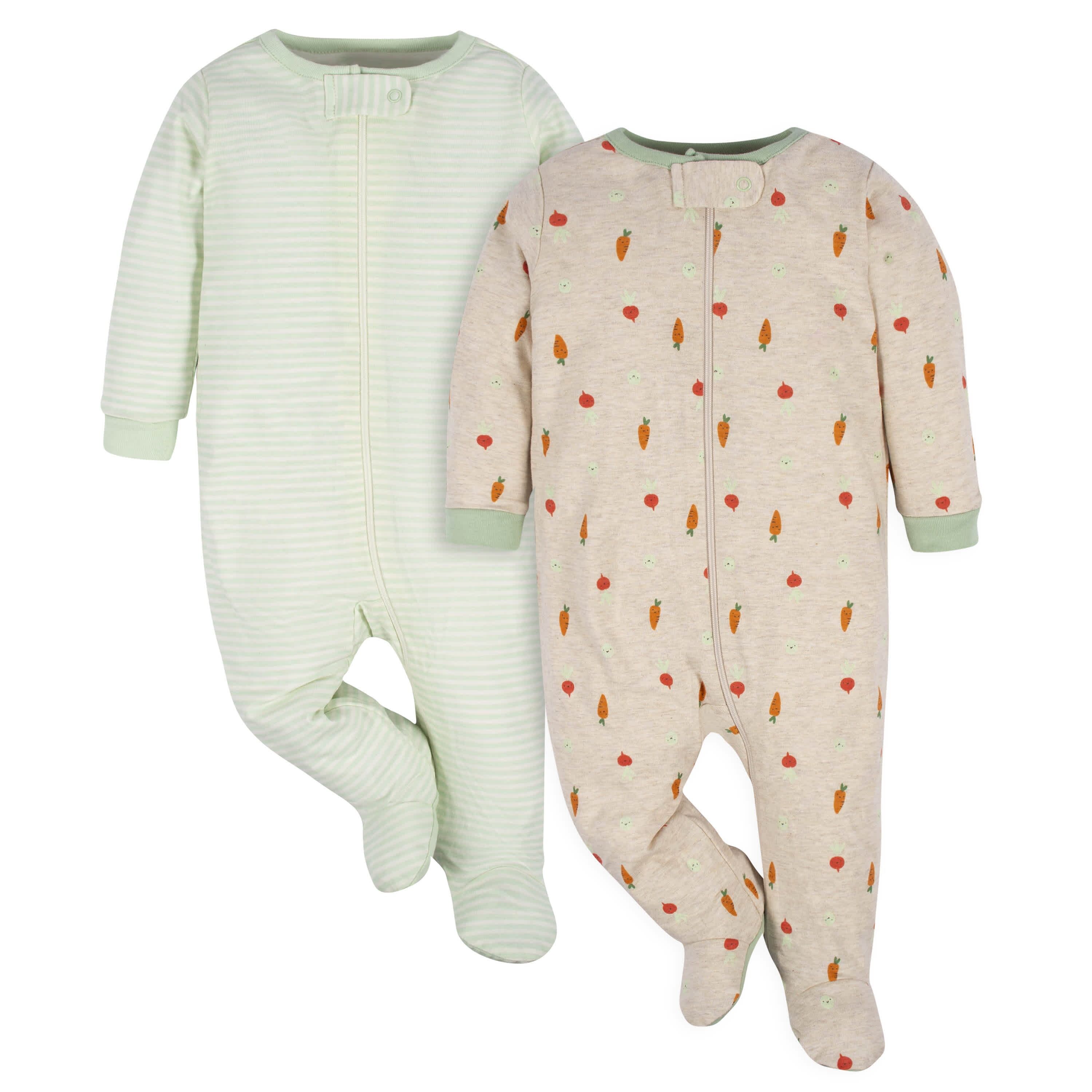 2-Pack Baby Neutral Happy Veggies Sleep 'N Plays | Gerber Childrenswear