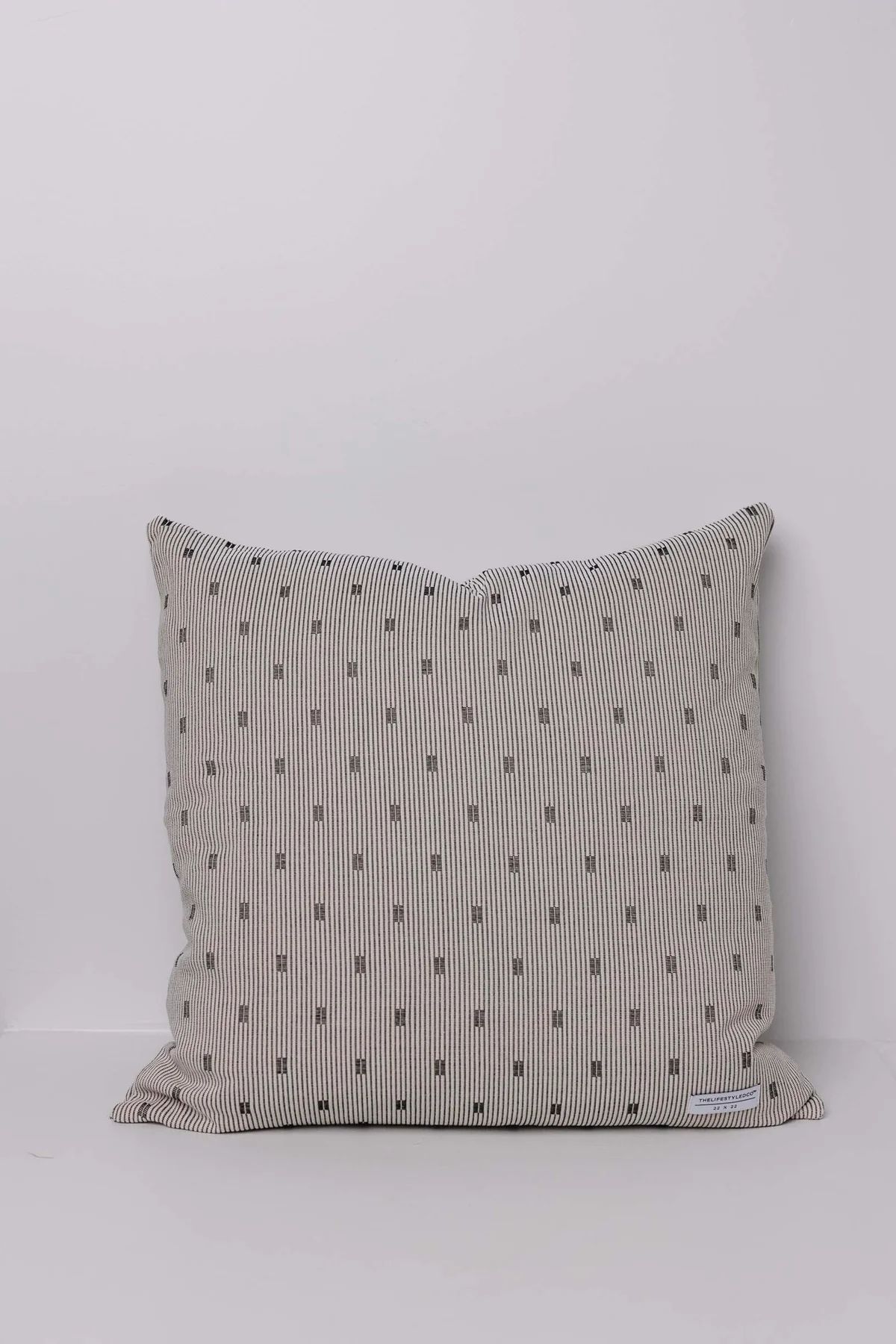 Scanlon Woven Newsprint Pillow - 2 Sizes | THELIFESTYLEDCO