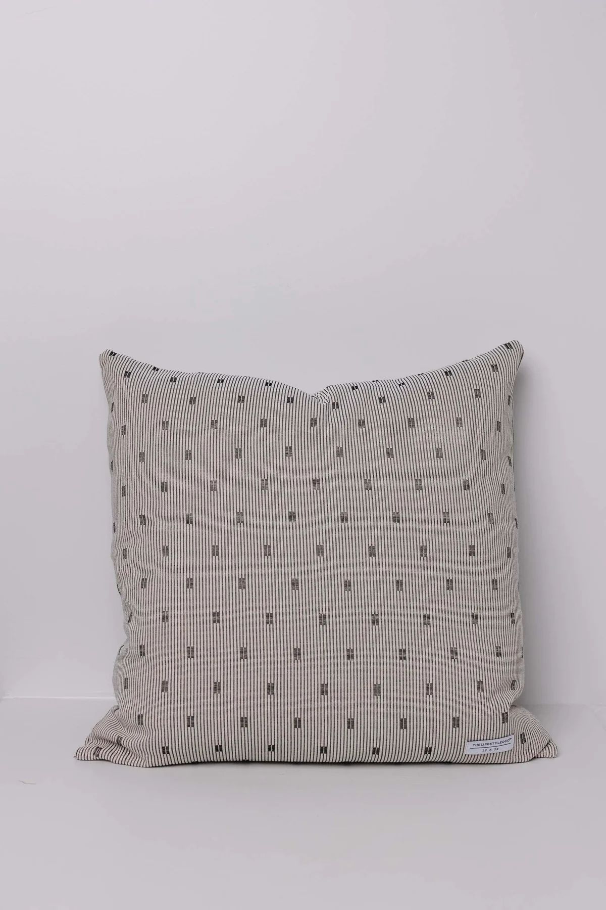 Scanlon Woven Newsprint Pillow - 2 Sizes | THELIFESTYLEDCO