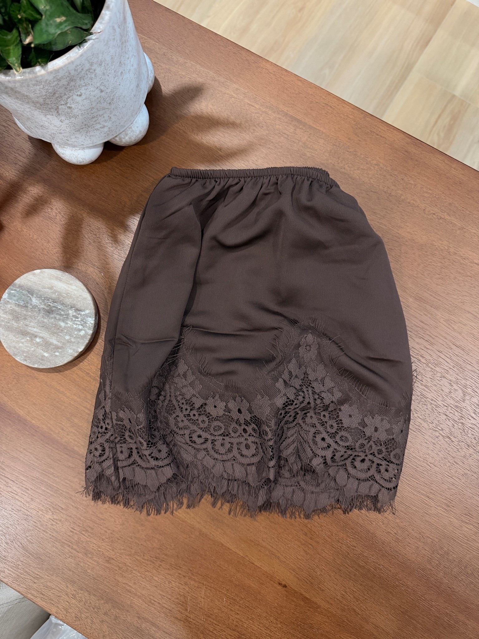 New brown lace skort from target with matching top

#LTKdayinmylife #LTKgrwm #LTKSaleAlert