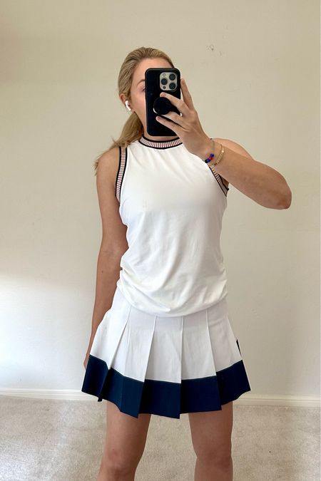 Tennis skirt 
Tennis outfit 
Varley


#LTKFindsUnder100 #LTKFitness