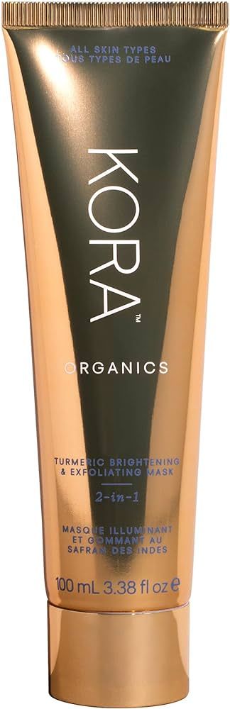 KORA Organics Turmeric Brightening & Exfoliating Mask | Polish & Illuminate | Certified Organic | Cr | Amazon (US)