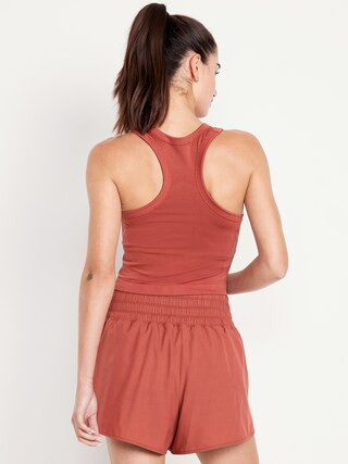 Fluid Seamless Fitted Crop Tank Top | Old Navy (US)