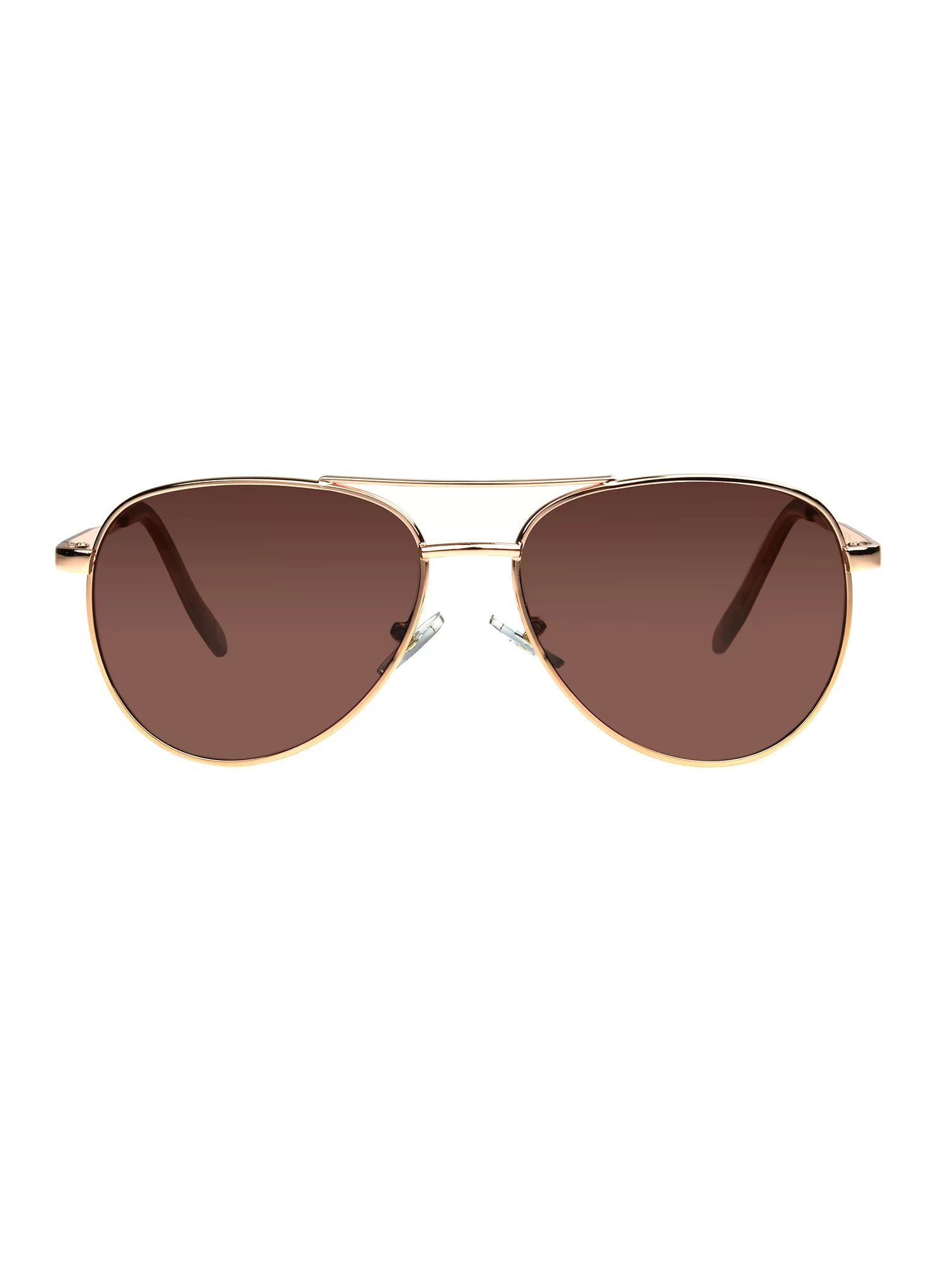 Foster Grant Women's Aviator Rose Gold Sunglasses | Walmart (US)