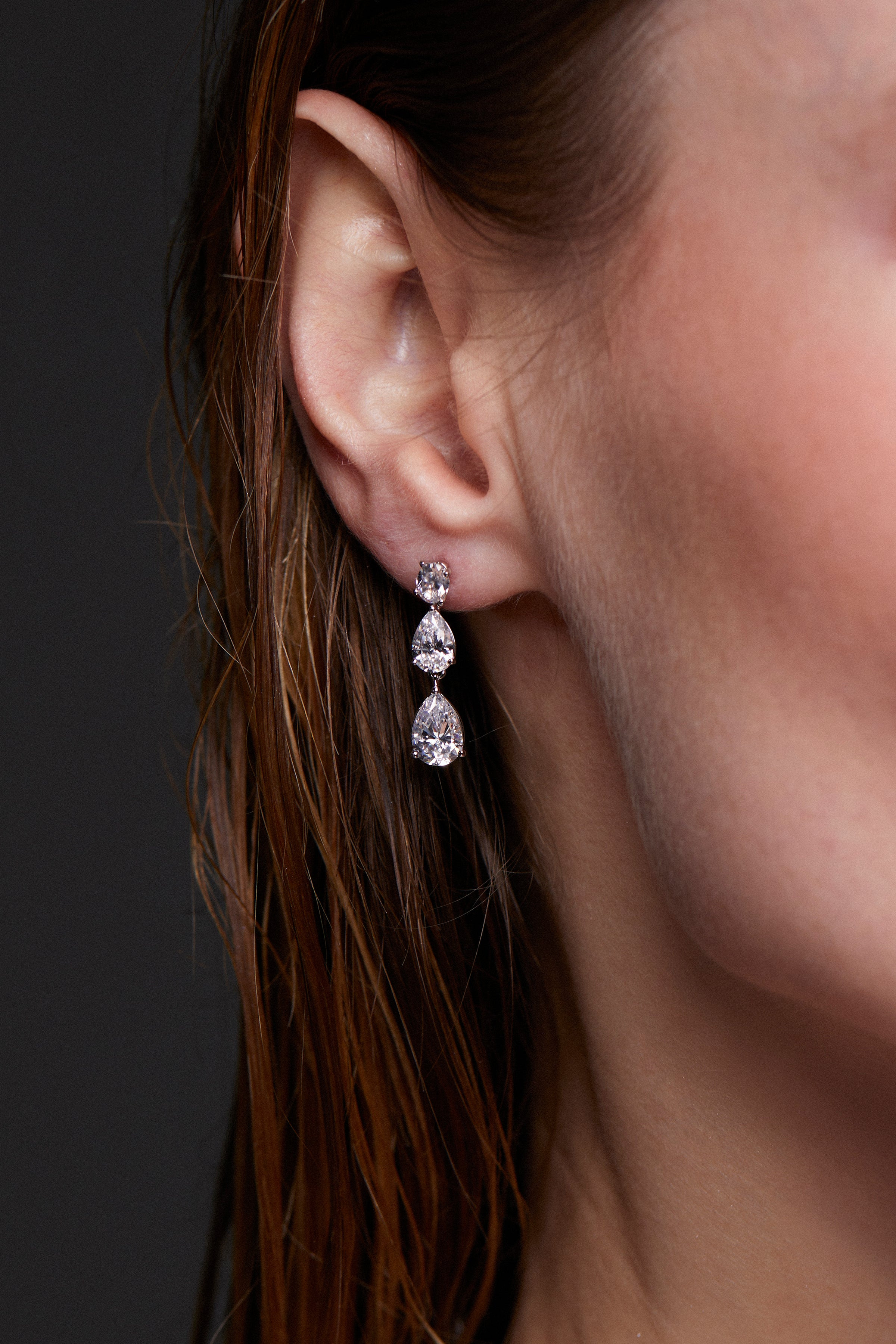 CHLOE PEAR DROP EARRINGS | NADRI