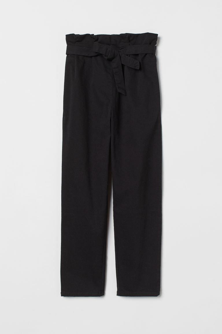 Relaxed Fit Paper-bag Pants | H&M (US + CA)