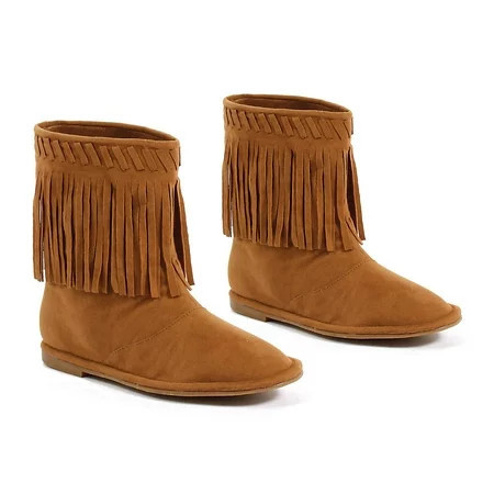 Girls Moccasin Boot With Fringe | Walmart (US)