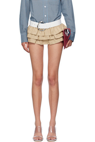 Beige Jardin Shorts | SSENSE