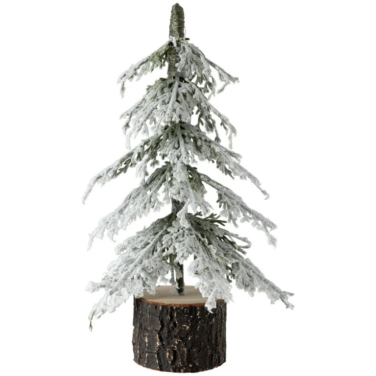 My Texas House Flocked Downswept Pine Tree Decoration, Green 10 in | Walmart (US)