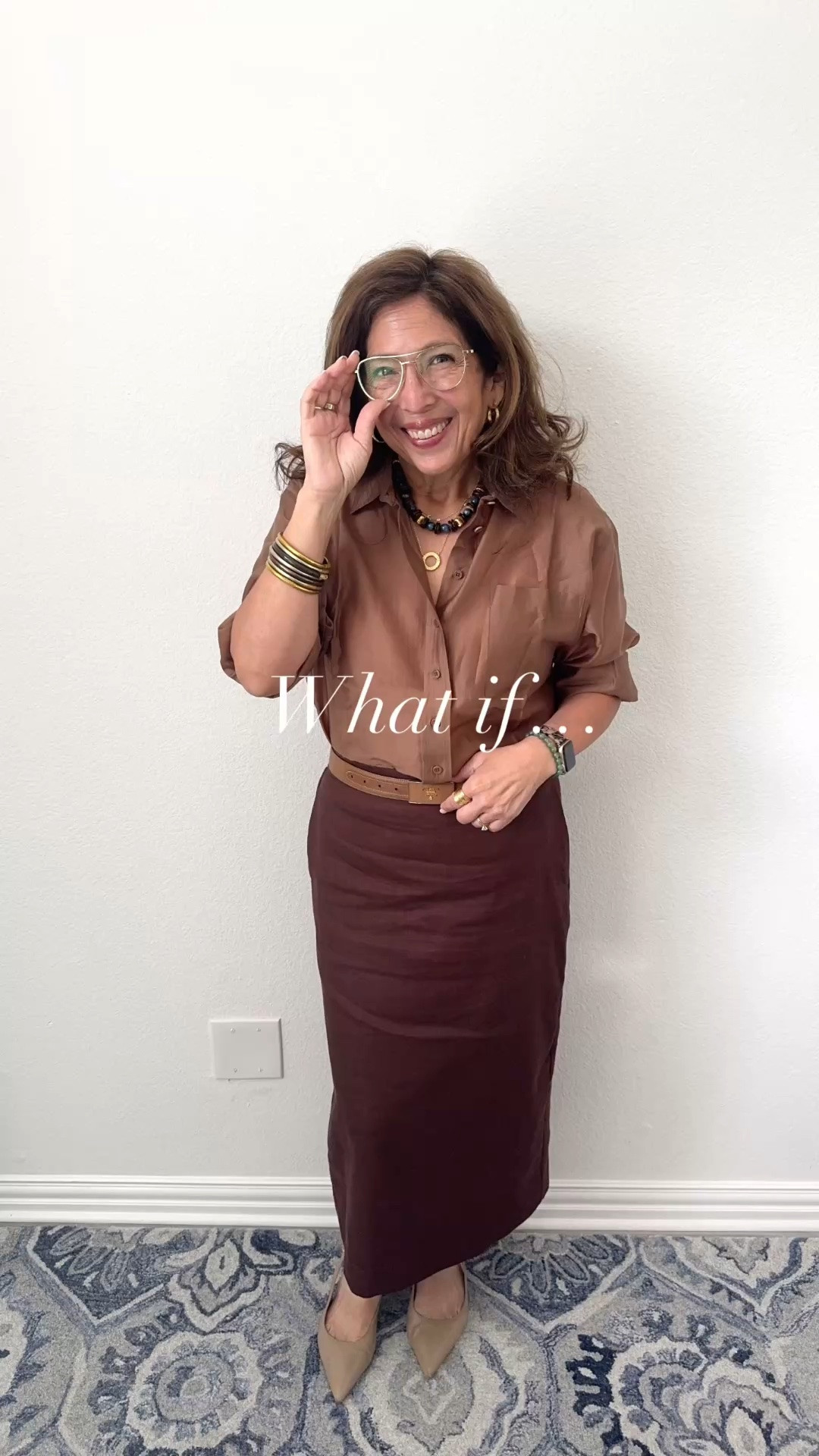 What if you got dressed every day and felt confident, polished, put together?
Instead of waiting….

* to lose the weight
* to be size smaller
* To buy more clothes

What if you stood taller, got noticed, were top of mind?

What opportunities would come your way?
Instead of shrinking or blending in you are top of mind and memorable. 

How you show up for yourself is how others show up for you.

It takes less than seven seconds to make a first impression. 

Imagine being excited to get dressed. It’s possible. 

That’s the Style Advantage. 

Comment BOOK and I will send you a link to my book The Style Advantage: I Say What HR Can’t. 

#TheStyleAdvantage #AuthenticStyle #ConfidentStyleOver40 #StylishCurvyGirl #TurnkeyStyle

#LTKgrwm #LTKOver40 #LTKWorkwear