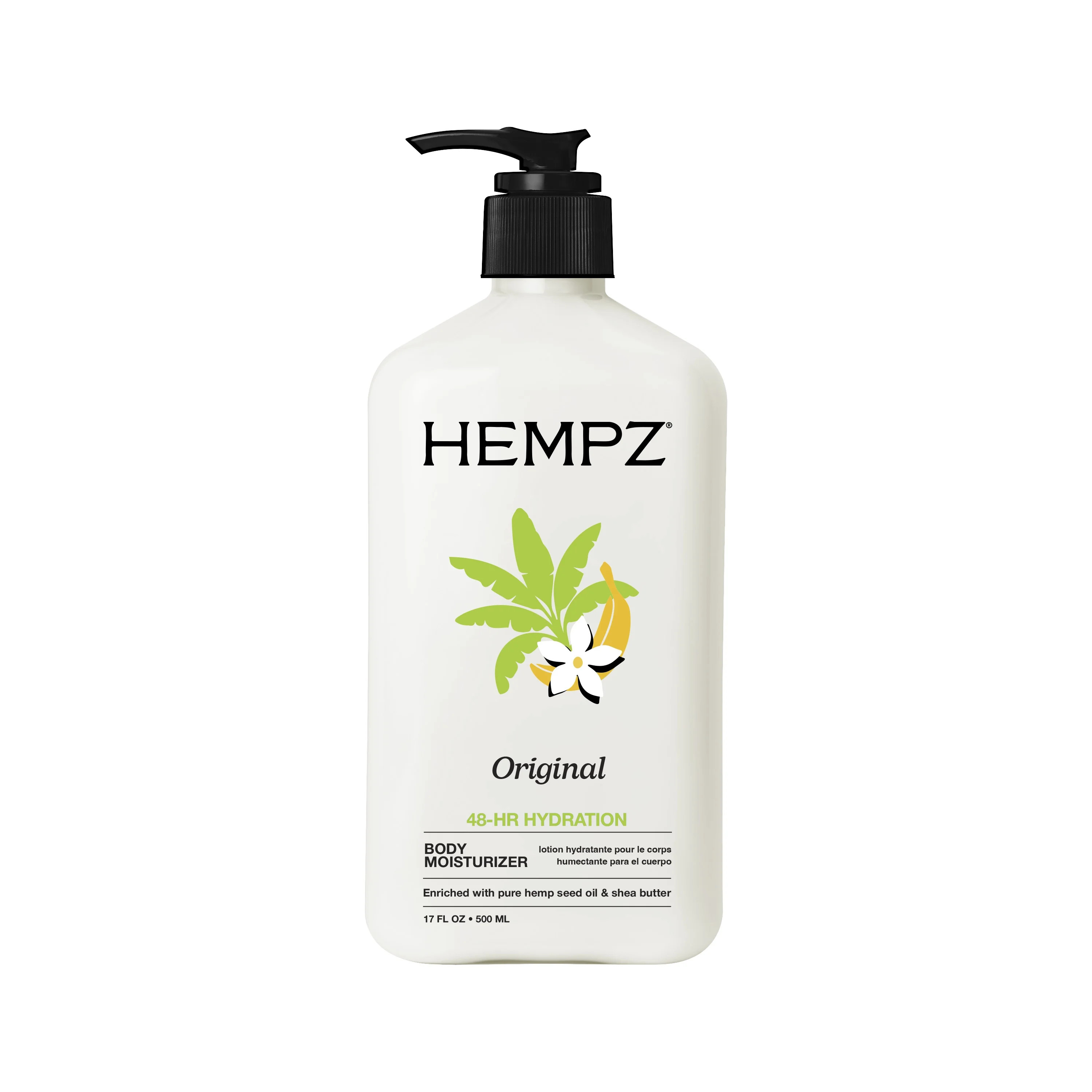 Hempz Body Lotion for Dry Skin, Hydrating and Nourishing, Original Scent, 17 fl oz | Walmart (US)