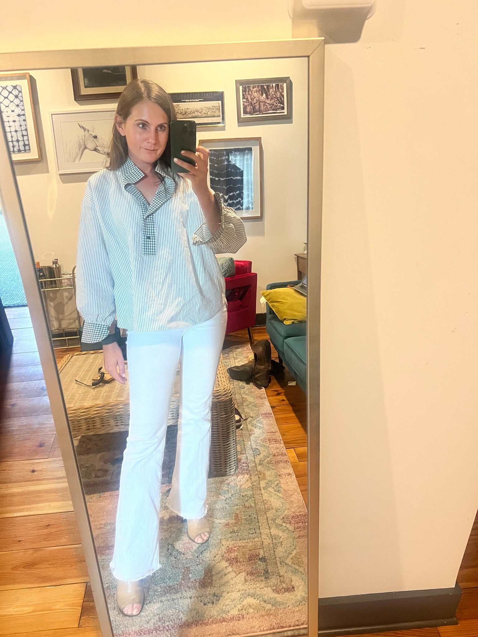 Preppy gingham top tuckernuck 


#LTKOver40 #LTKMidsize #LTKSeasonal