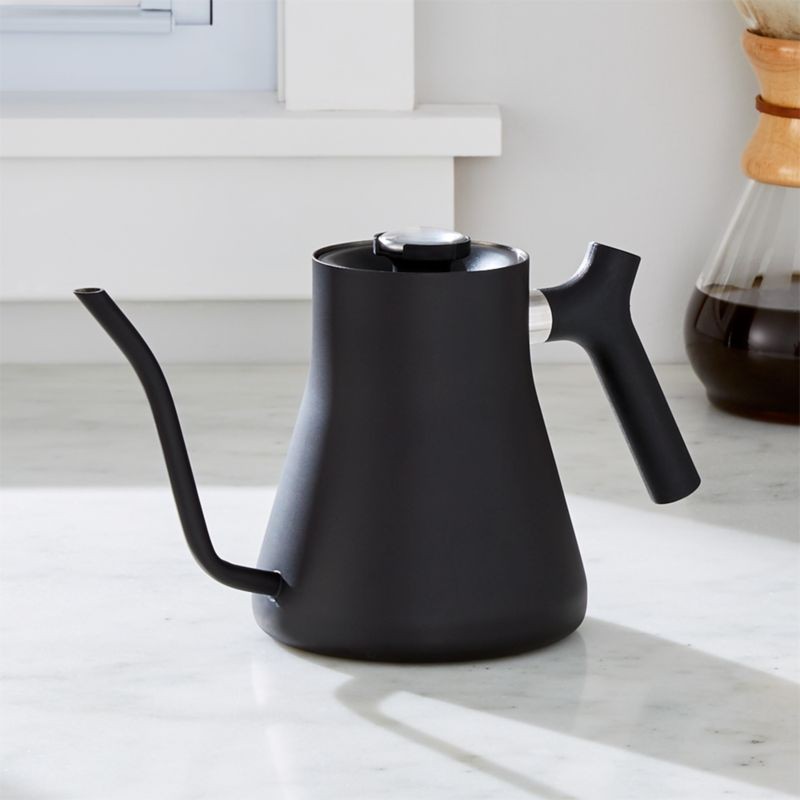 Fellow Stagg Gooseneck Matte Black Kettle + Reviews | Crate and Barrel | Crate & Barrel