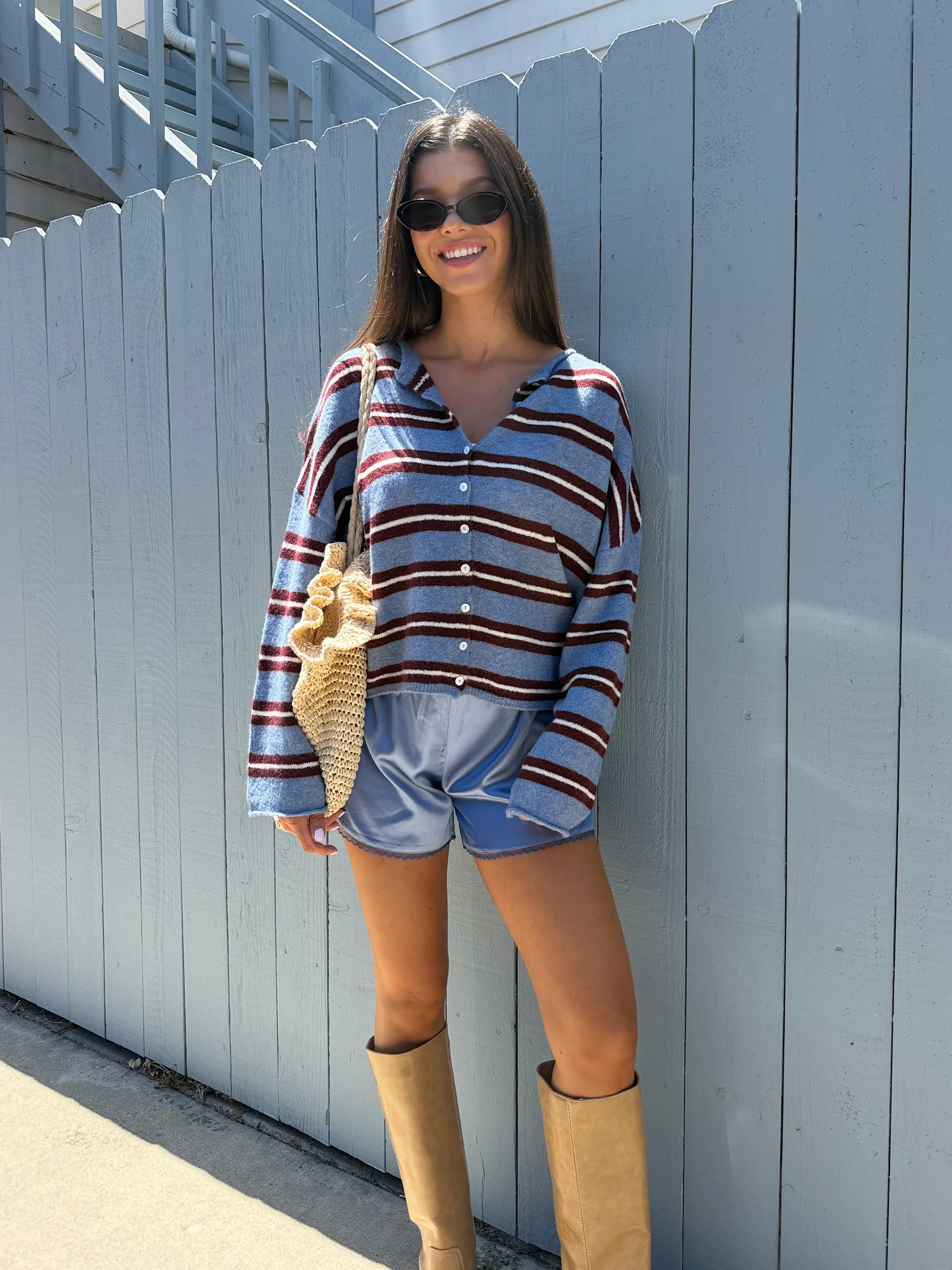 S\u2019mores button down sweater | Shop Butter