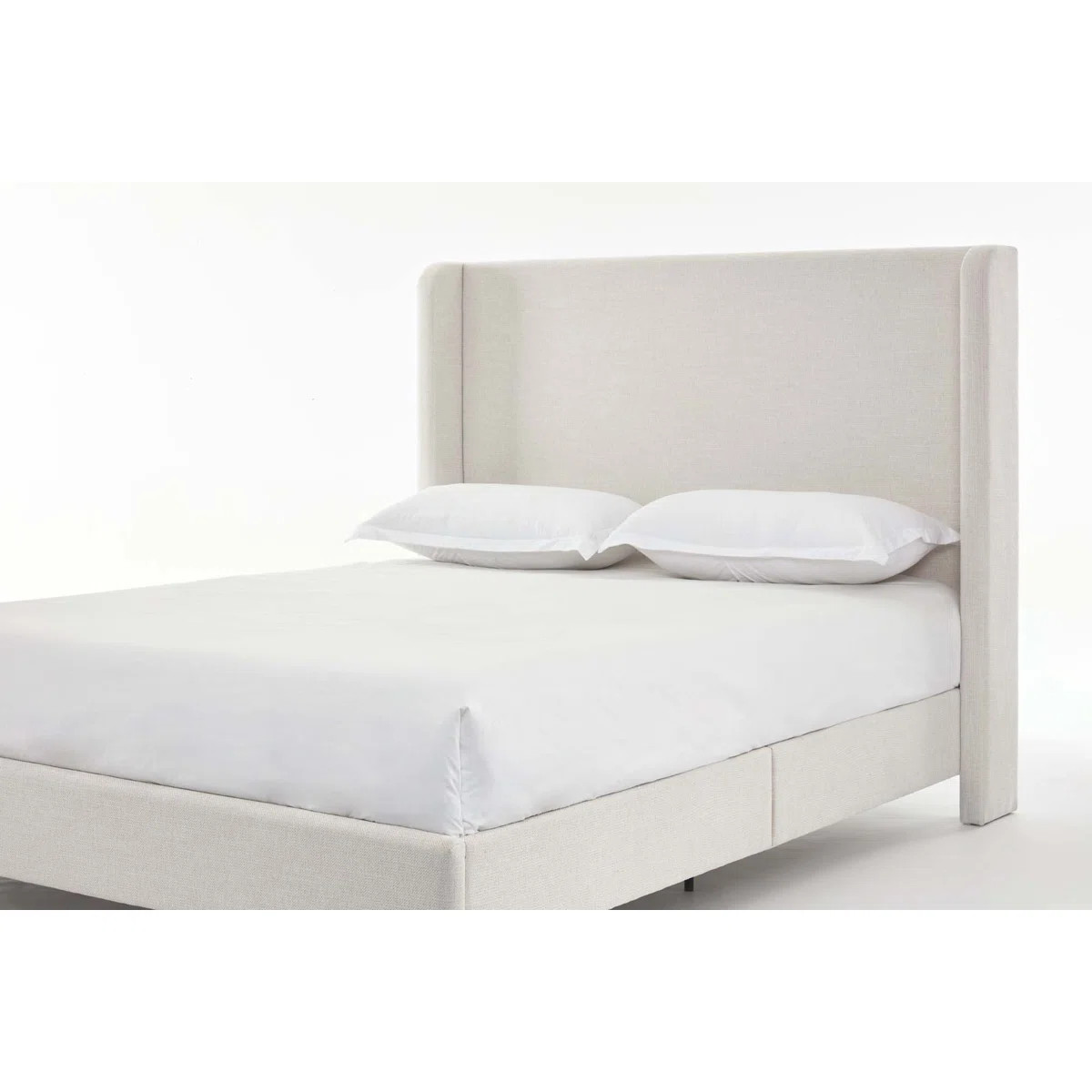 Latitude Run® Hoppe Modern Upholstered Platform Bed With Wingback Headboard & Reviews | Wayfair | Wayfair North America