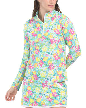 Kate Mock Neck Half Zip Jacket | Golf & Tennis | Marshalls | Marshalls