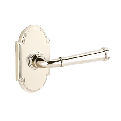 Merrimack Passage (Hall & Closet) Door Lever with Rosette | Wayfair Professional
