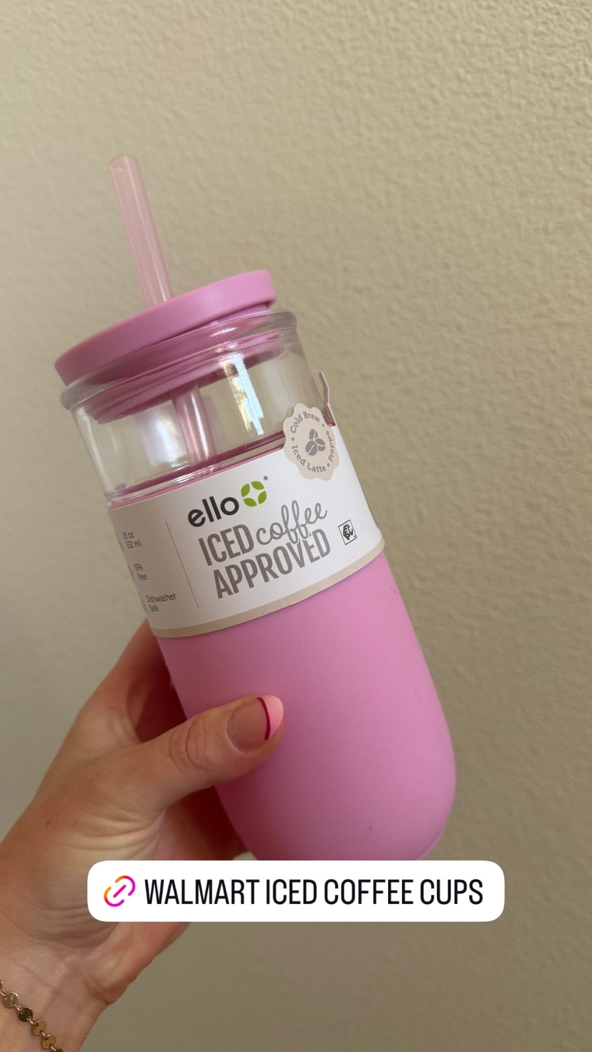 Walmart has some cute new iced coffee cups!!

#LTKHome