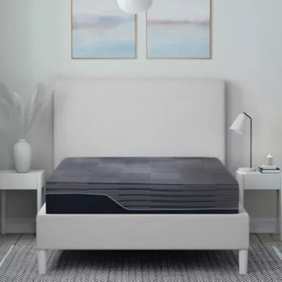 BodiPEDIC 13-Inch Hybrid Support Memory Foam and Coil Mattress-in-a-Box, Grey, Queen | Belk