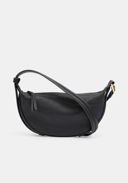 Rory Crescent Leather Crossbody Bag | Hush UK