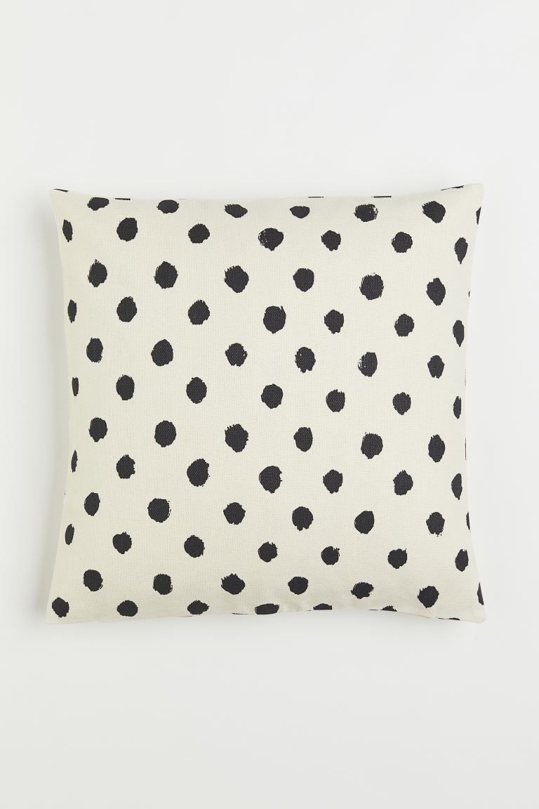 Patterned Cotton Cushion Cover | H&M (US)