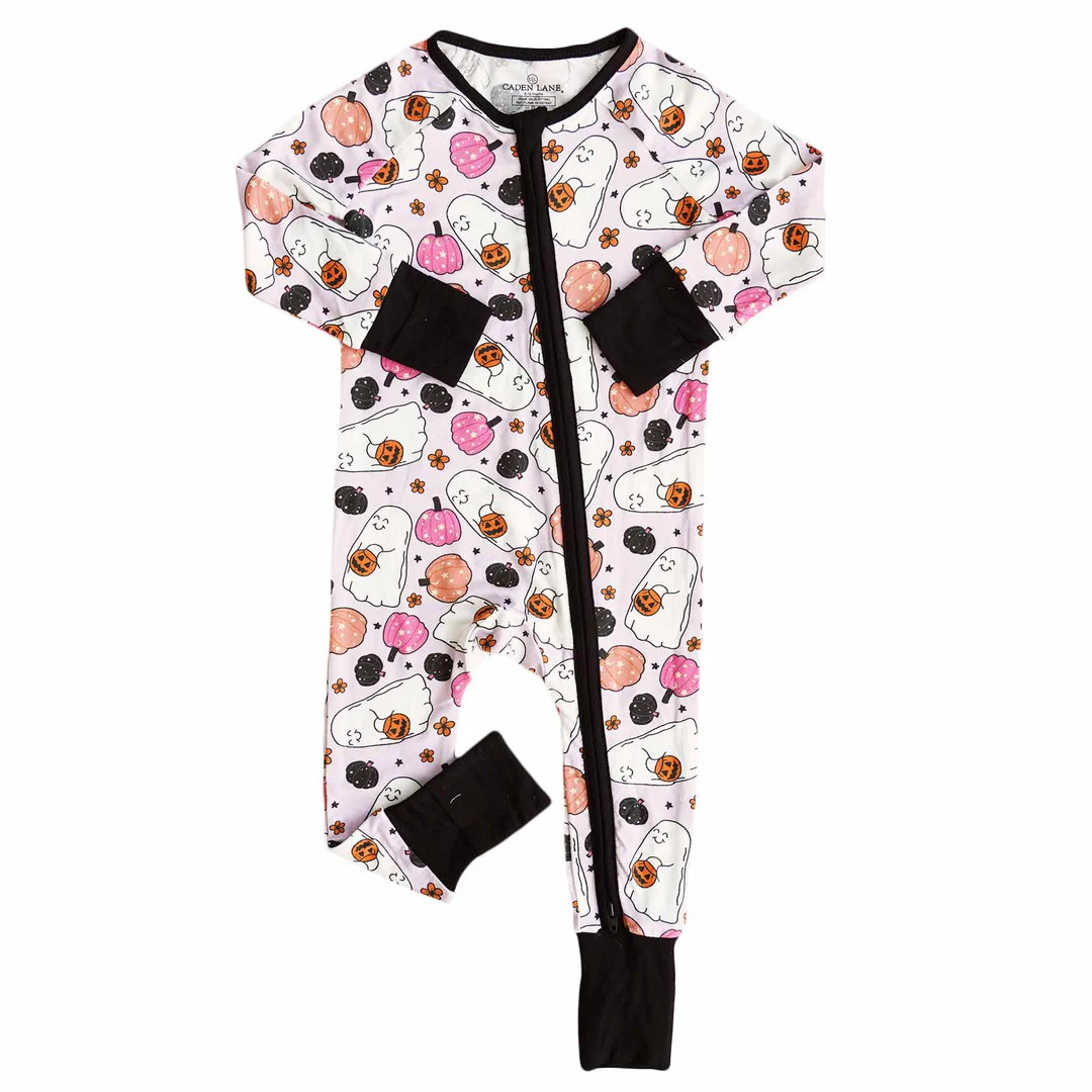 Girly Ghouls Convertible Zip Romper | Caden Lane