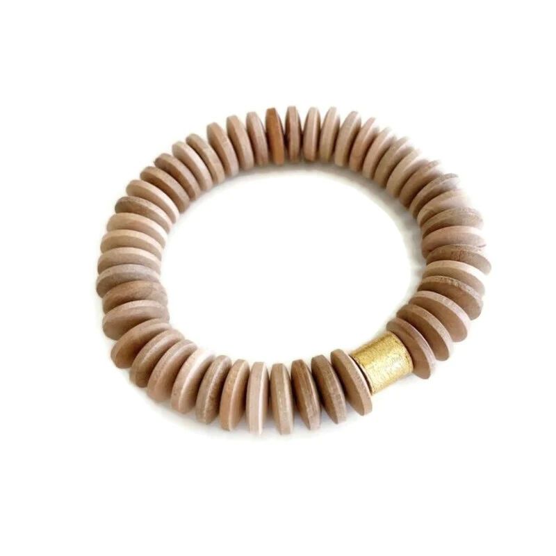 Wooden Disc Bracelet | Sea Marie Designs
