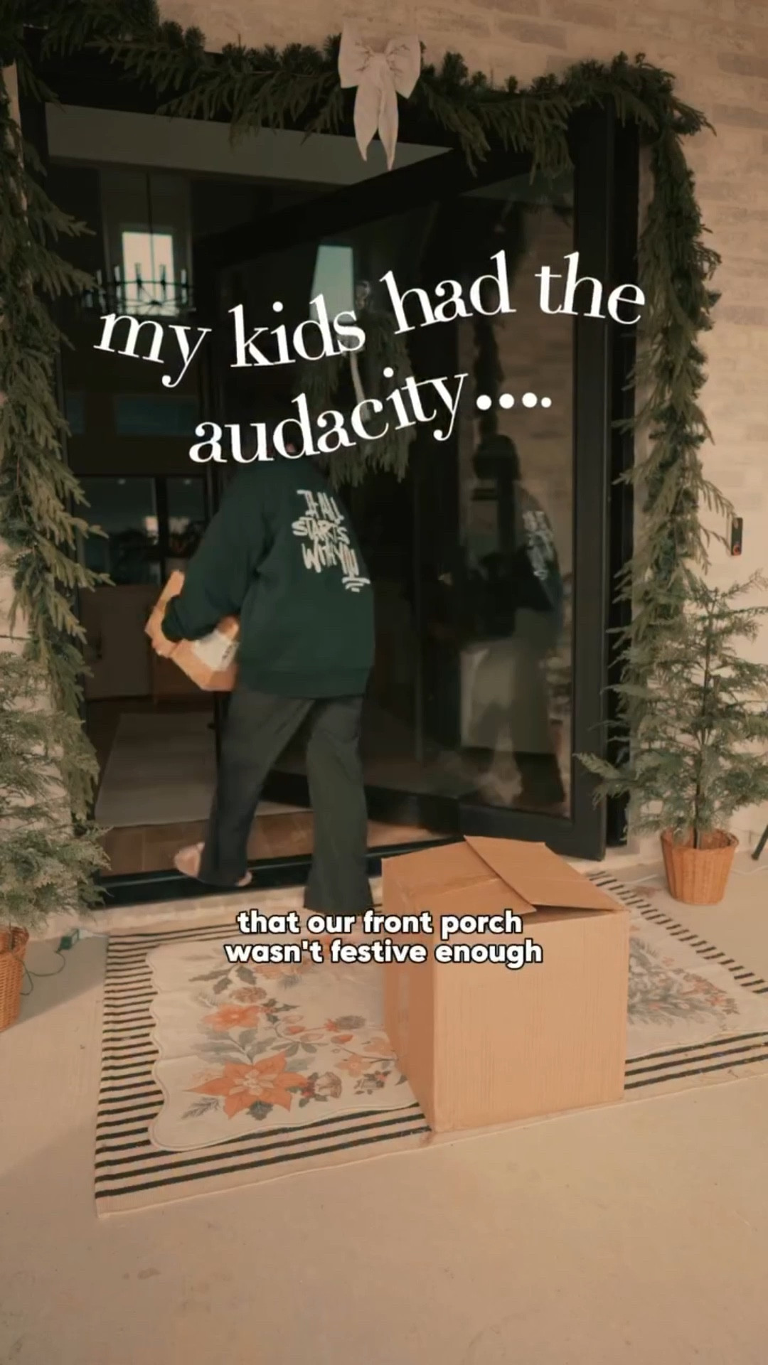 My kids told me our porch wasn’t festive enough and immediately asked for inflatables 😅 So I added these FUNBOY Nutcrackers instead. They’re festive, super easy to set up, and honestly made our porch feel done. The kids love them, and so do I.



#LTKdayinmylife #LTKHoliday #LTKmomlife