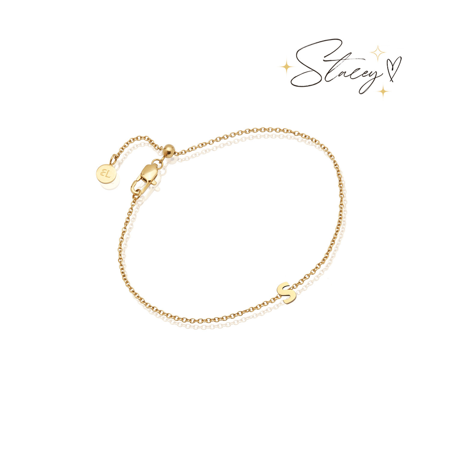 Initial Bracelet (Gold) | Abbott Lyon