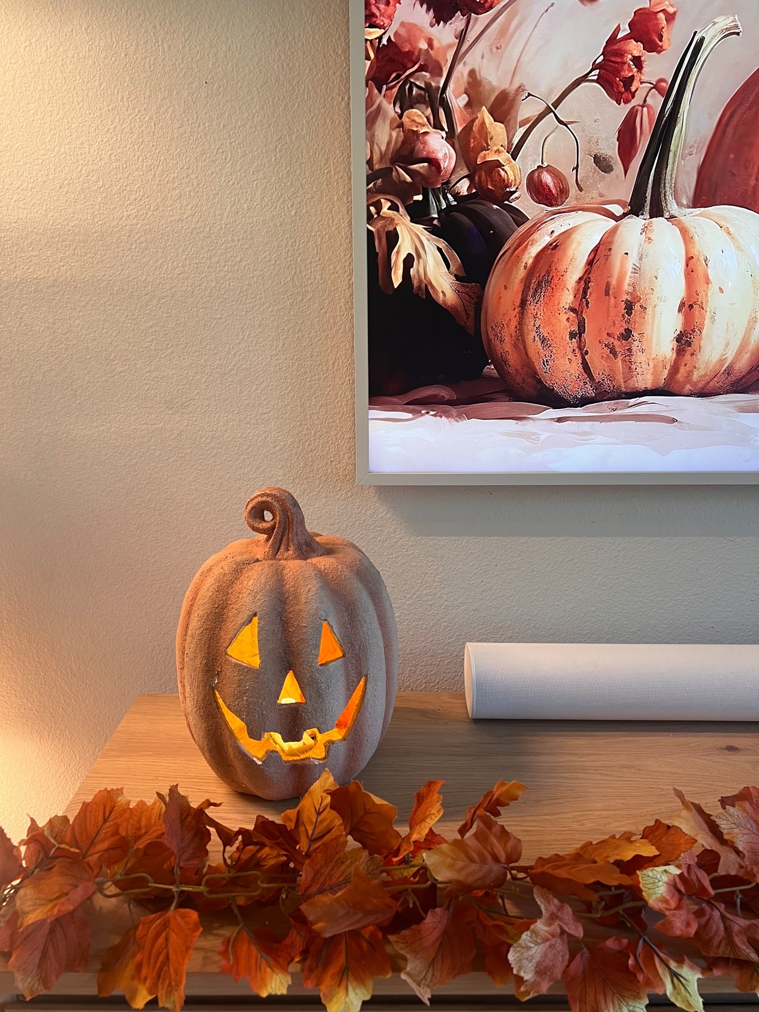 Light up terracotta pumpkin 🎃 

#LTKHome #LTKautumn #LTKStyleTip