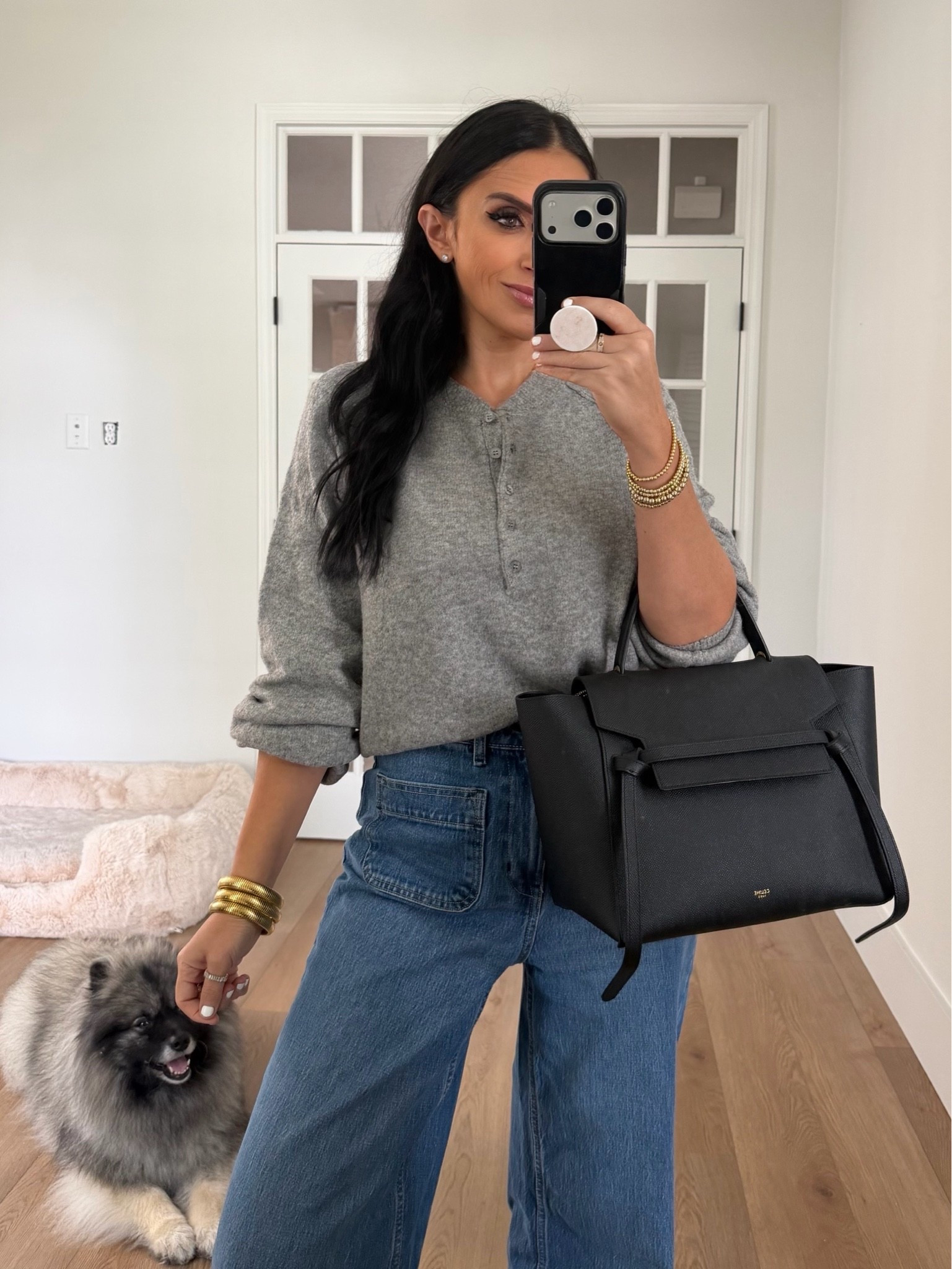 Free Assembly Women's and Women's Plus The Larchmont High Rise Patch Pocket Jeans. z supply westmont henley sweater classic heather gray