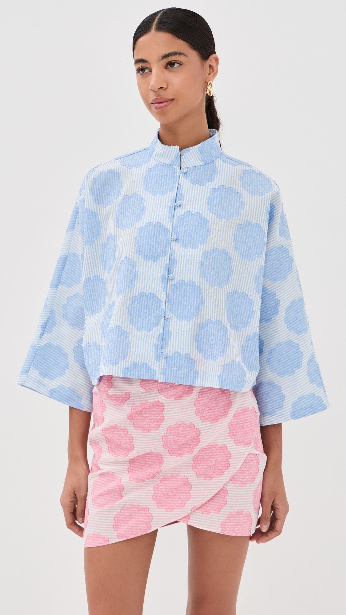 Mod Flower Blue Everyday Shirt | Shopbop