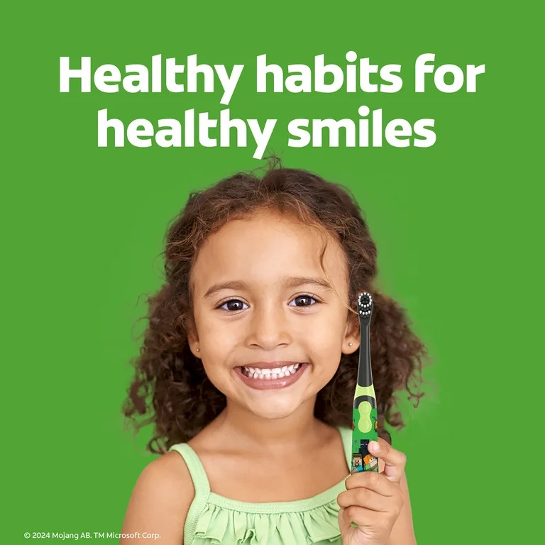 Colgate Kids Toothbrush Set with Toothpaste, Minecraft Gift Set, Mint | Walmart (US)