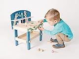Amazon.com: Compact Wooden Workbench by Small Foot –Tool Bench Set in Nordic Theme – 21+ Piec... | Amazon (US)
