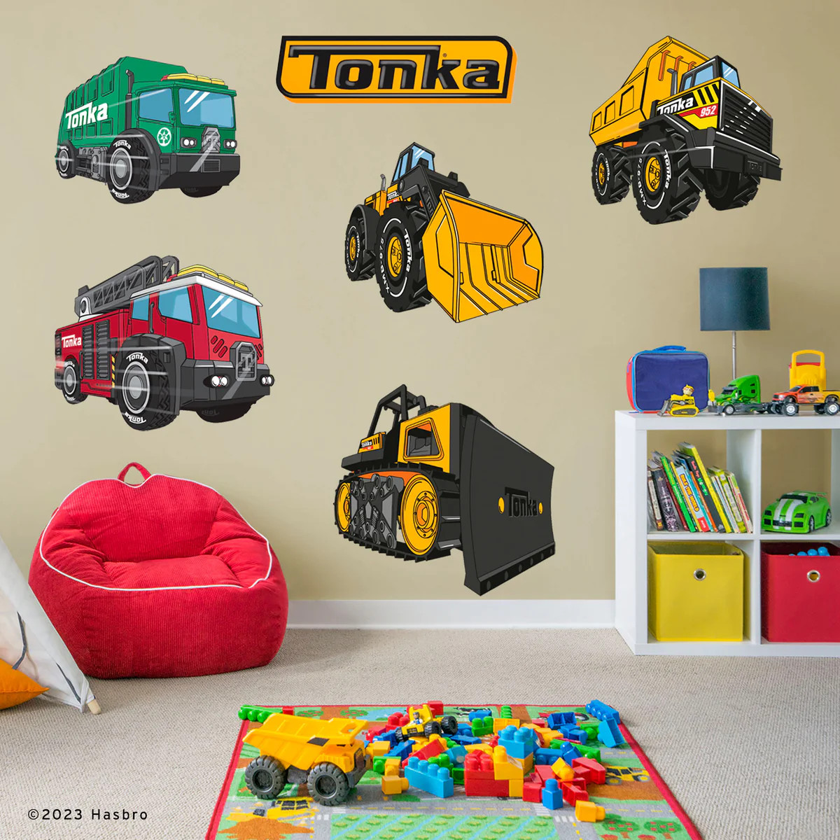 Tonka Trucks - RealBig Angled Trucks Collection - Official Hasbro - Re | Fathead