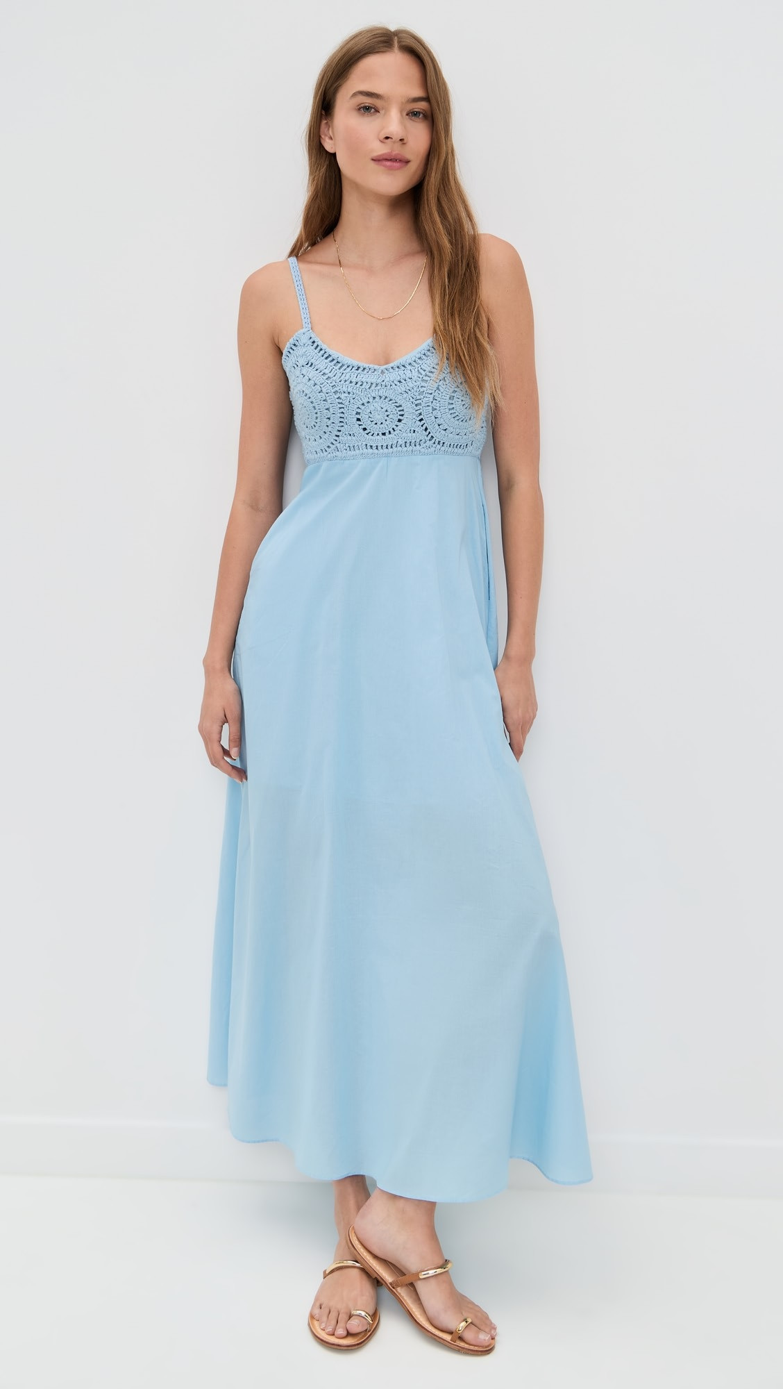 Crochet Combo Maxi Dress | Shopbop